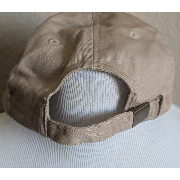 "Danger Women Shopping" Baseball Hat - Tan Cap with Slogan Patch! - Picture 3 of 3